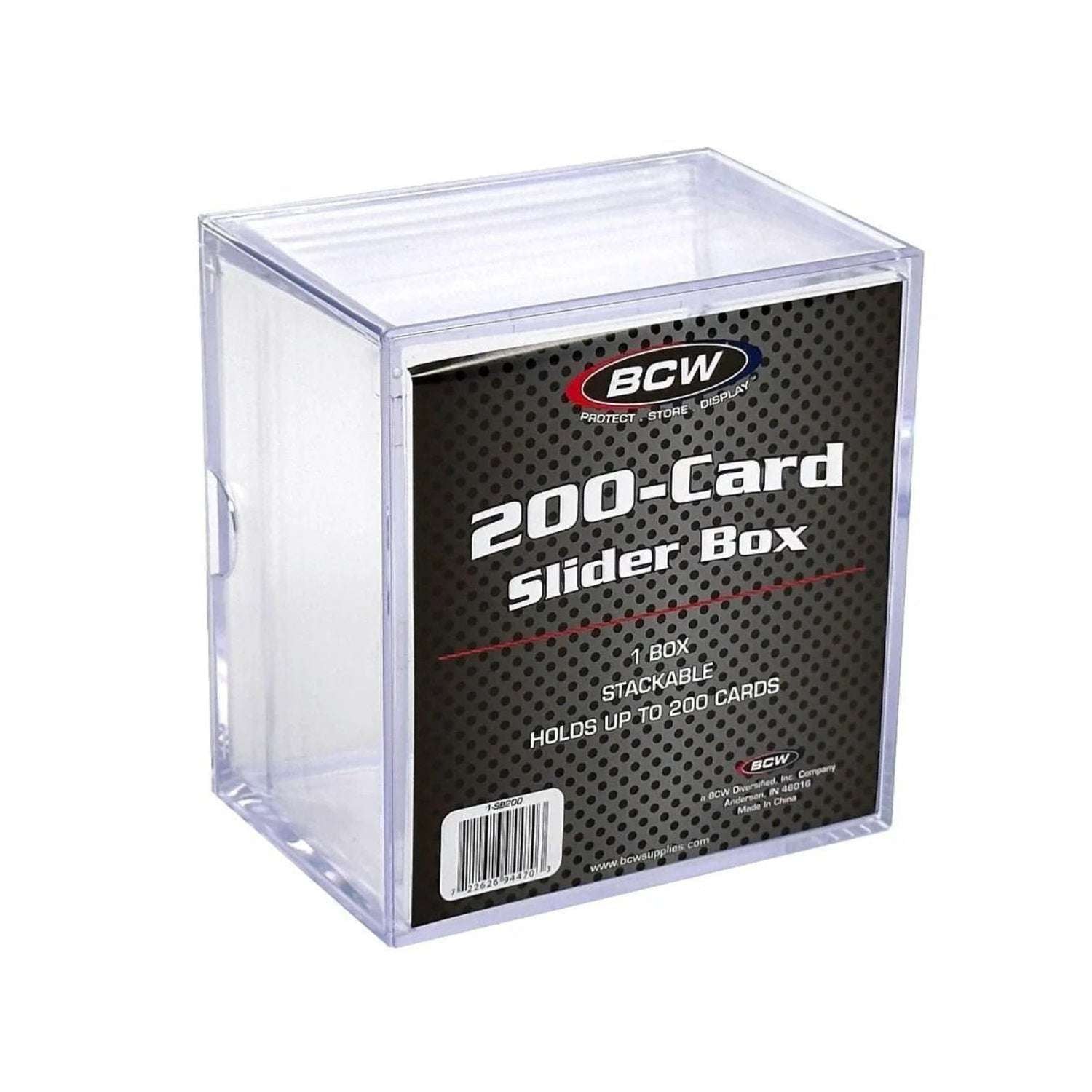 BCW 2-Piece Slider Box (200 kort)-Hobbykort
