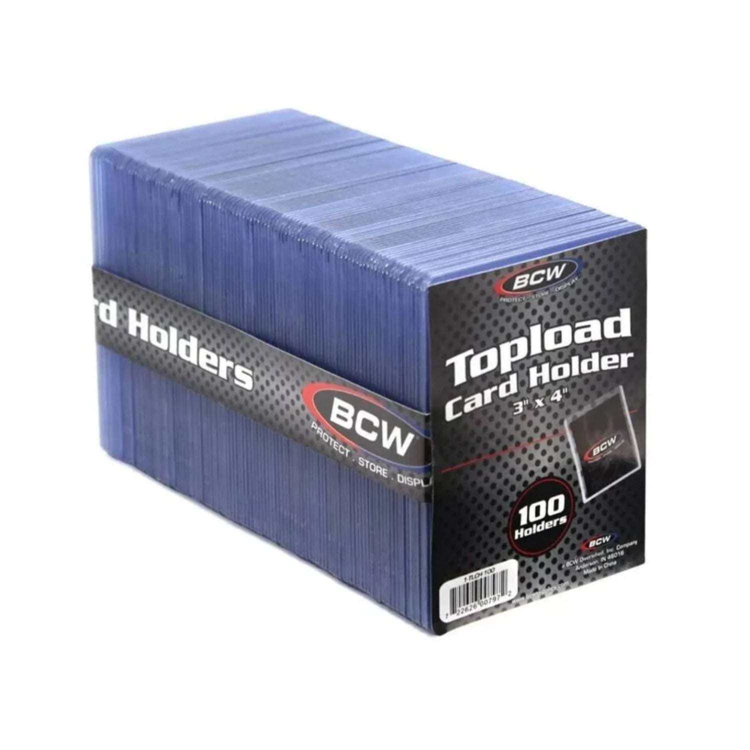 BCW 3x4 Toploader - Standard (100-Pack)-Hobbykort