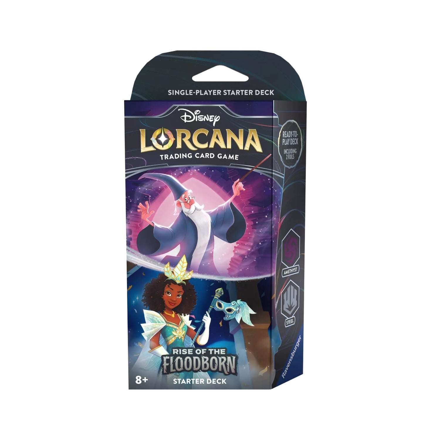 Disney Lorcana: Rise Of The Floodborn Starter Deck (Merlin & Tiana)-Hobbykort