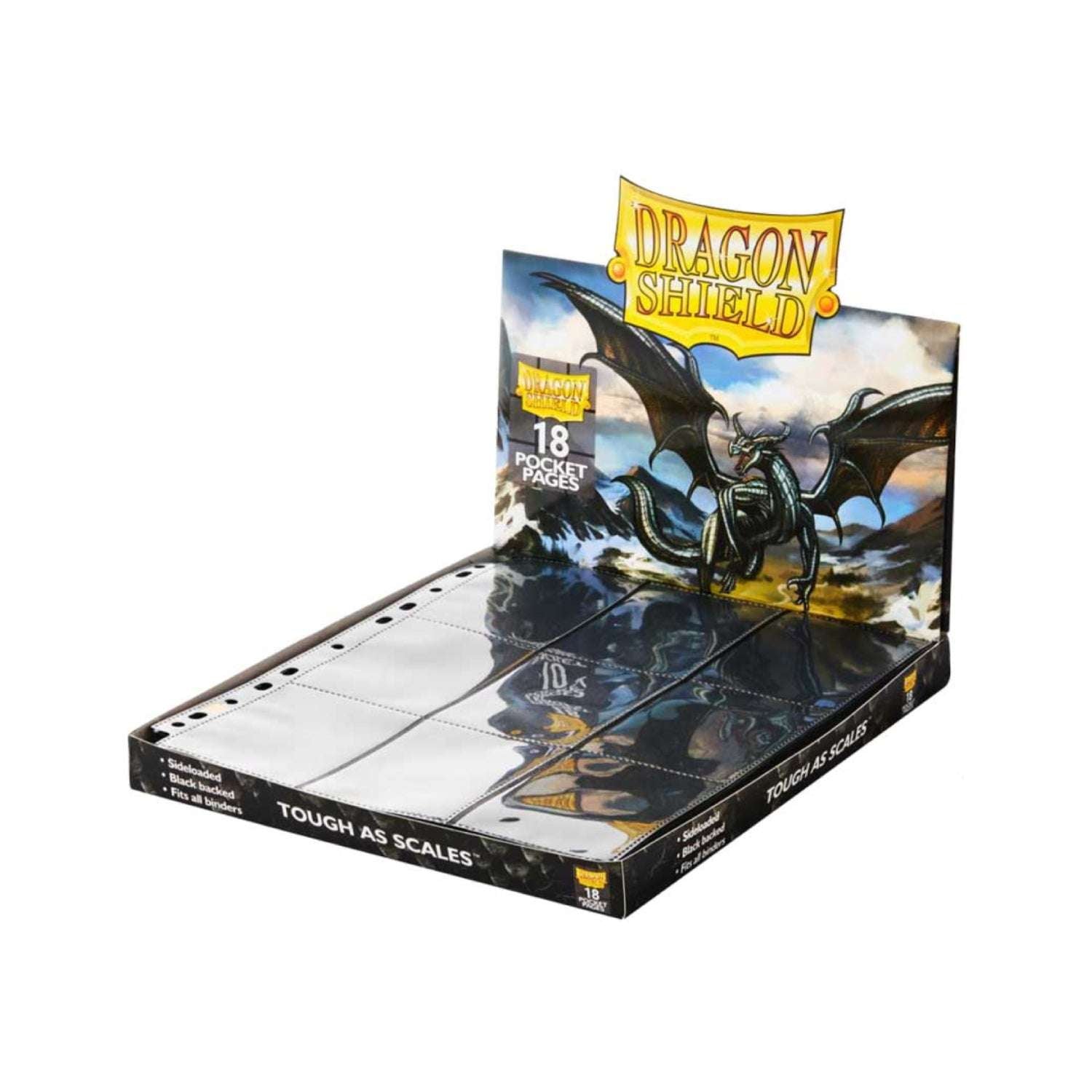 Dragon Shield 18-pocket Side Loading Pages Display (50st)-Hobbykort