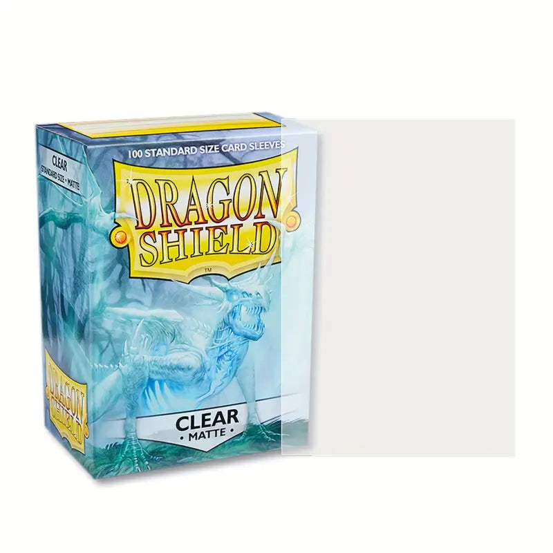 Dragon Shield Card Sleeves - Clear Matte 100st (Standard)-Hobbykort