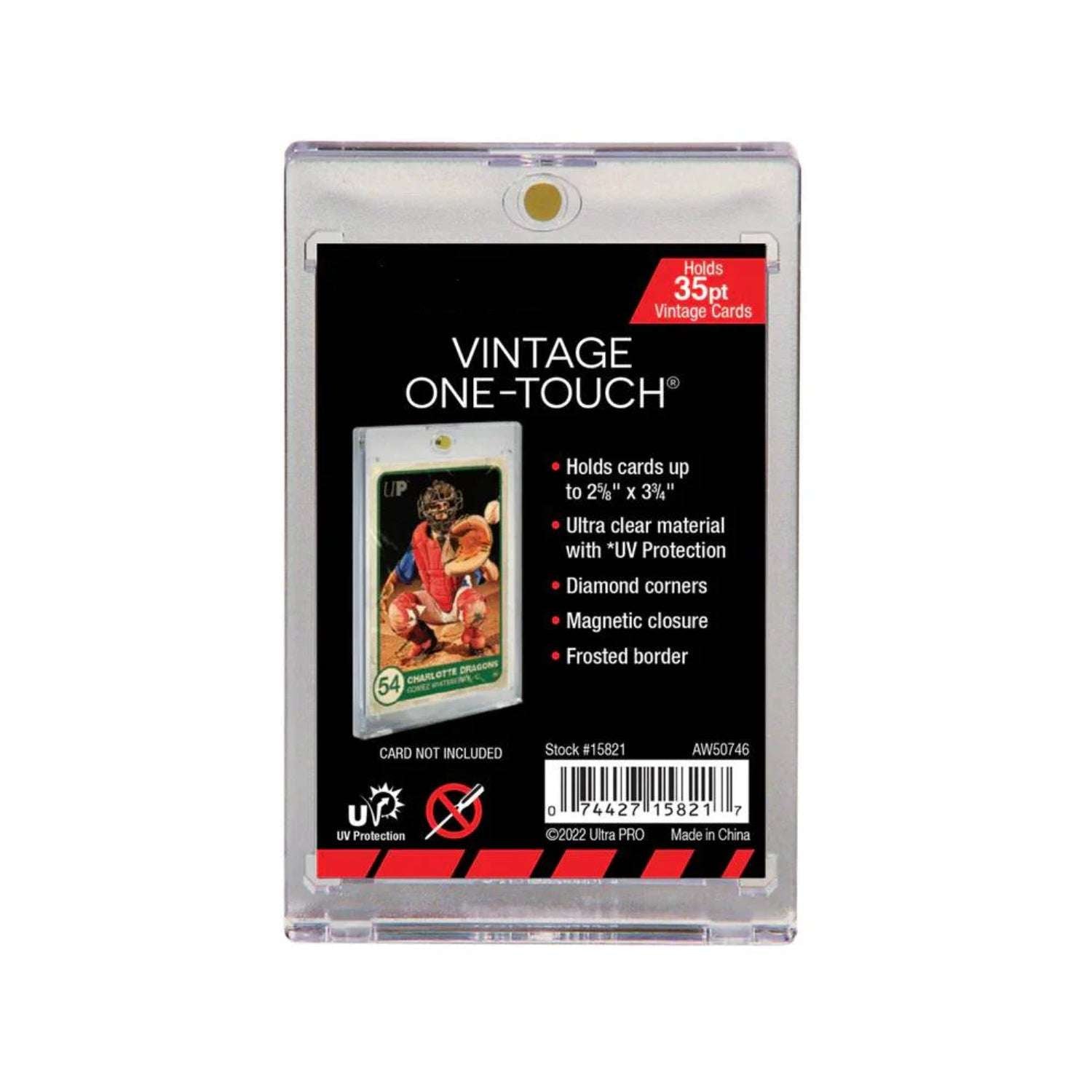 One-Touch Magnetic Holder - Clear (35pt)-Hobbykort