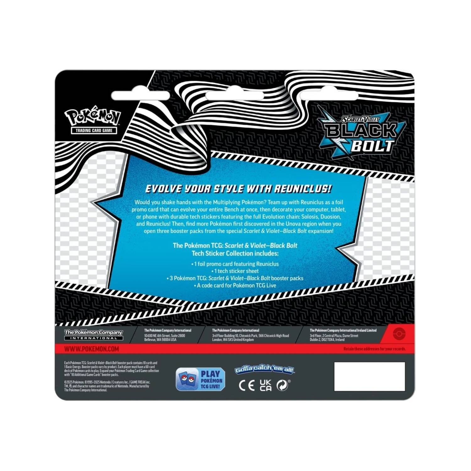 Pokémon SV10.5: Black Bolt Tech Sticker-Hobbykort