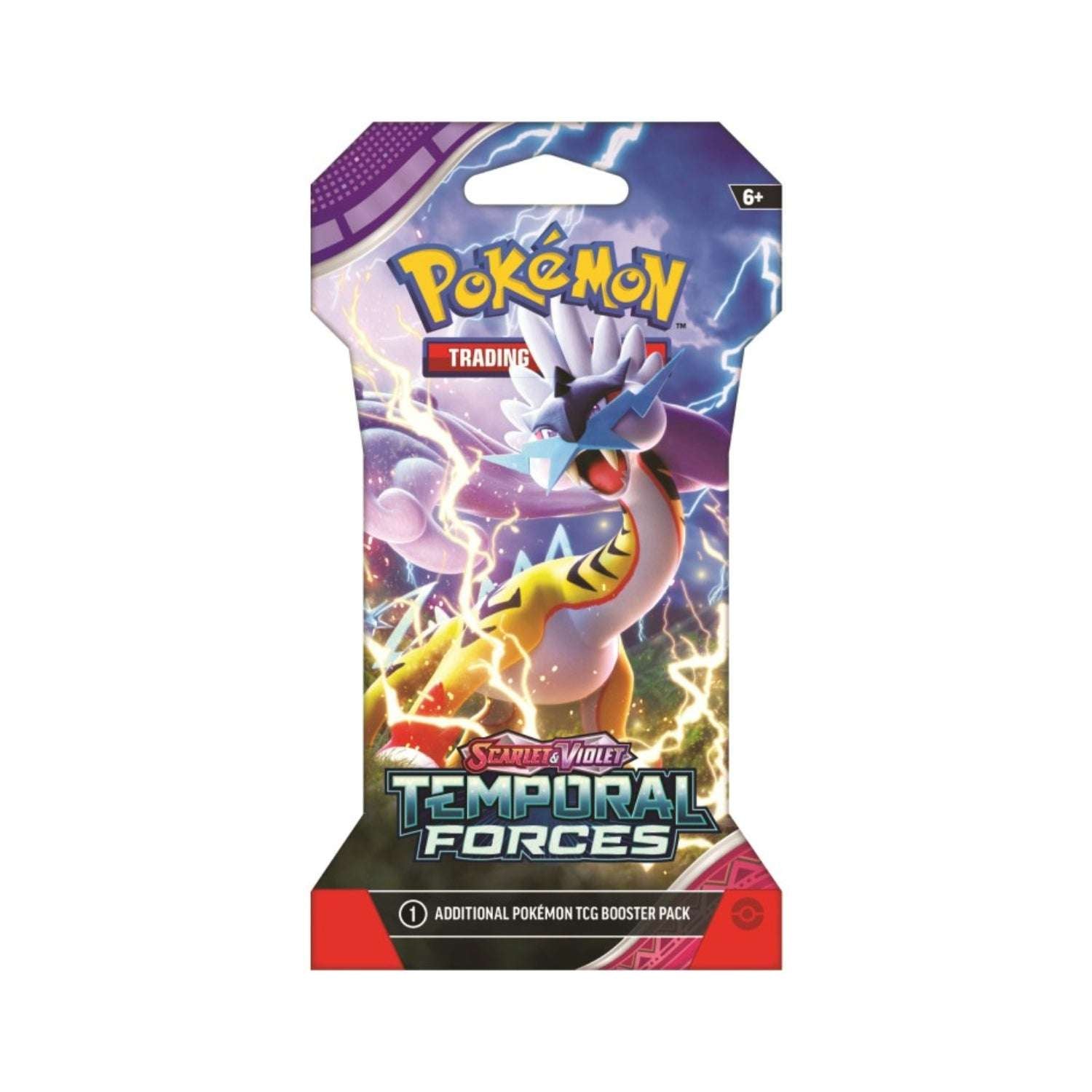 Pokémon SV5: Temporal Forces Sleeved Booster Pack-Hobbykort