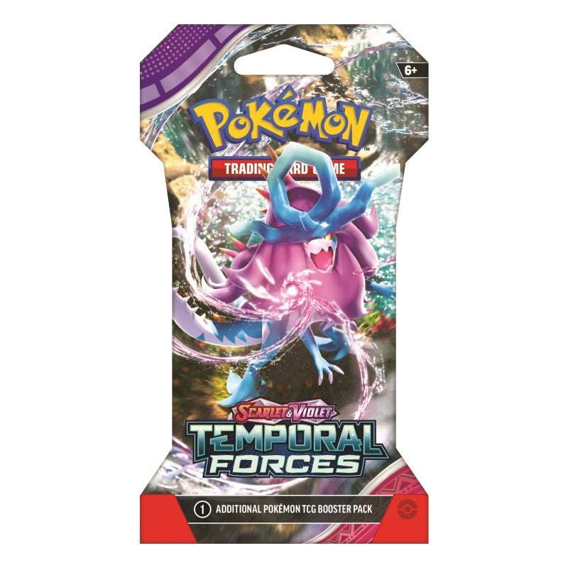 Pokémon SV5: Temporal Forces Sleeved Booster Pack-Hobbykort