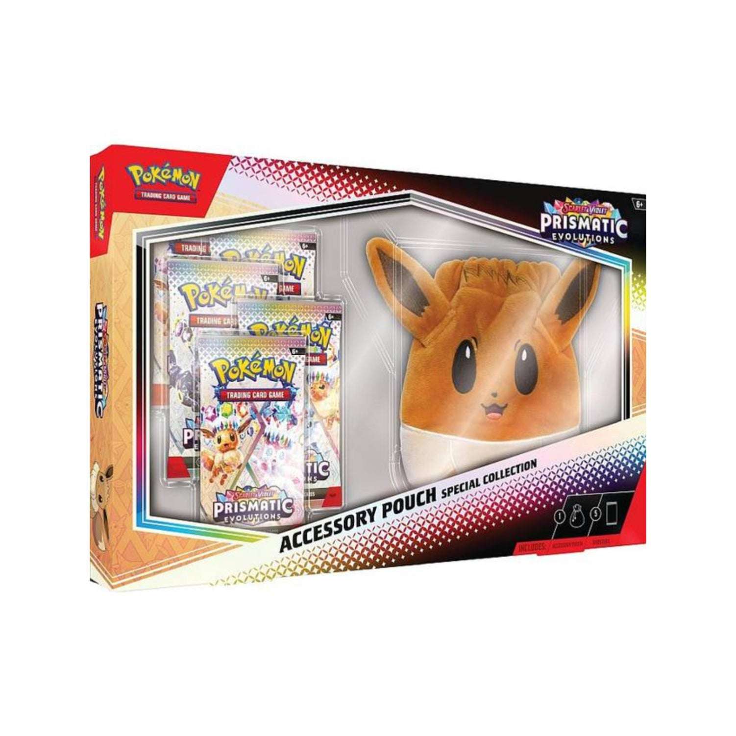 Pokémon SV8.5: Prismatic Evolutions Accessory Pouch Collection-Hobbykort
