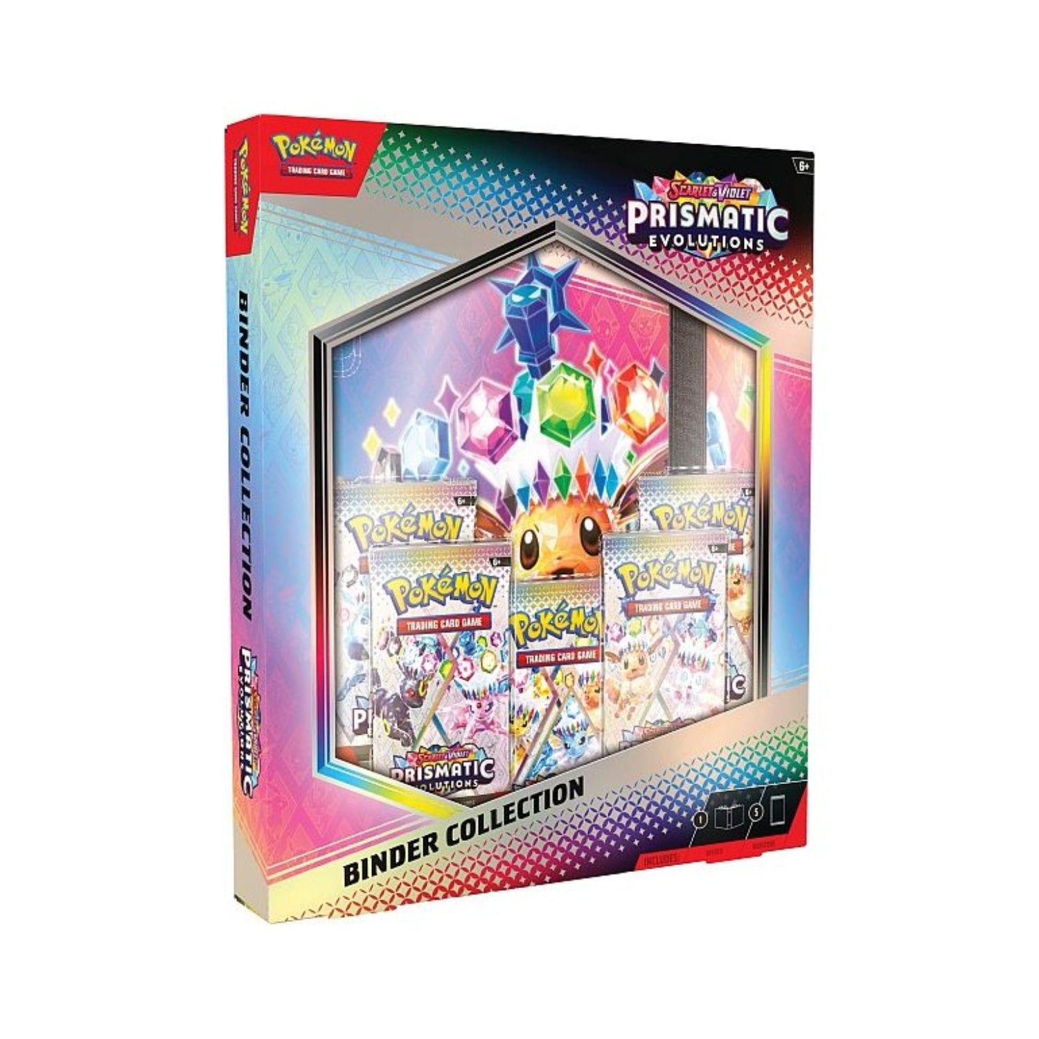 Pokémon SV8.5: Prismatic Evolutions Binder Collection-Hobbykort