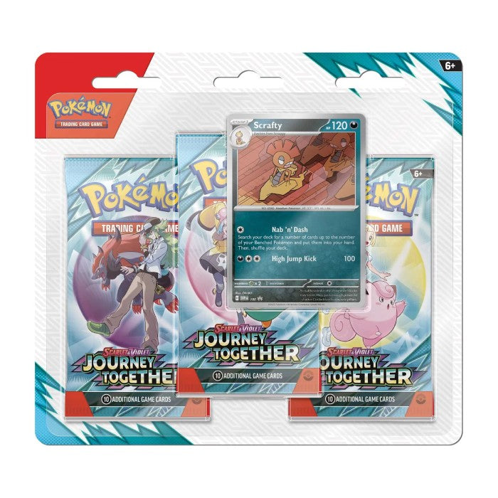 Pokémon Scarlet & Violet 9: Journey Together Blister 3-Pack-Hobbykort