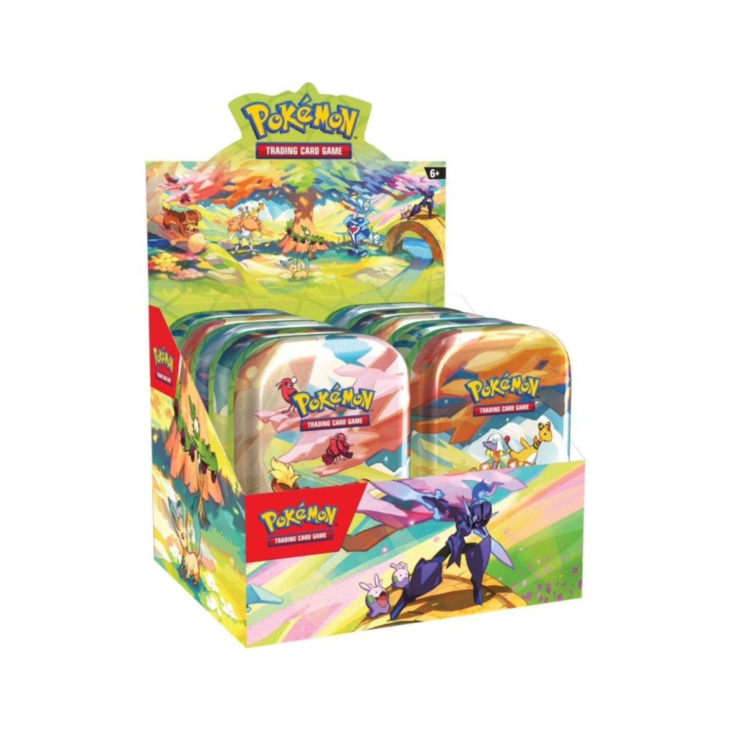 Pokémon Vibrant Paldea Mini Tin Display/Box (10st)-Hobbykort