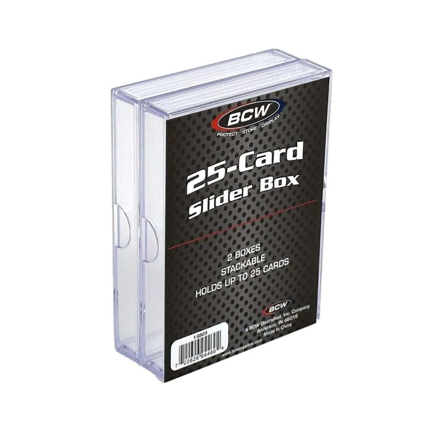 BCW 2-Piece Slider Box (25 kort)-Hobbykort