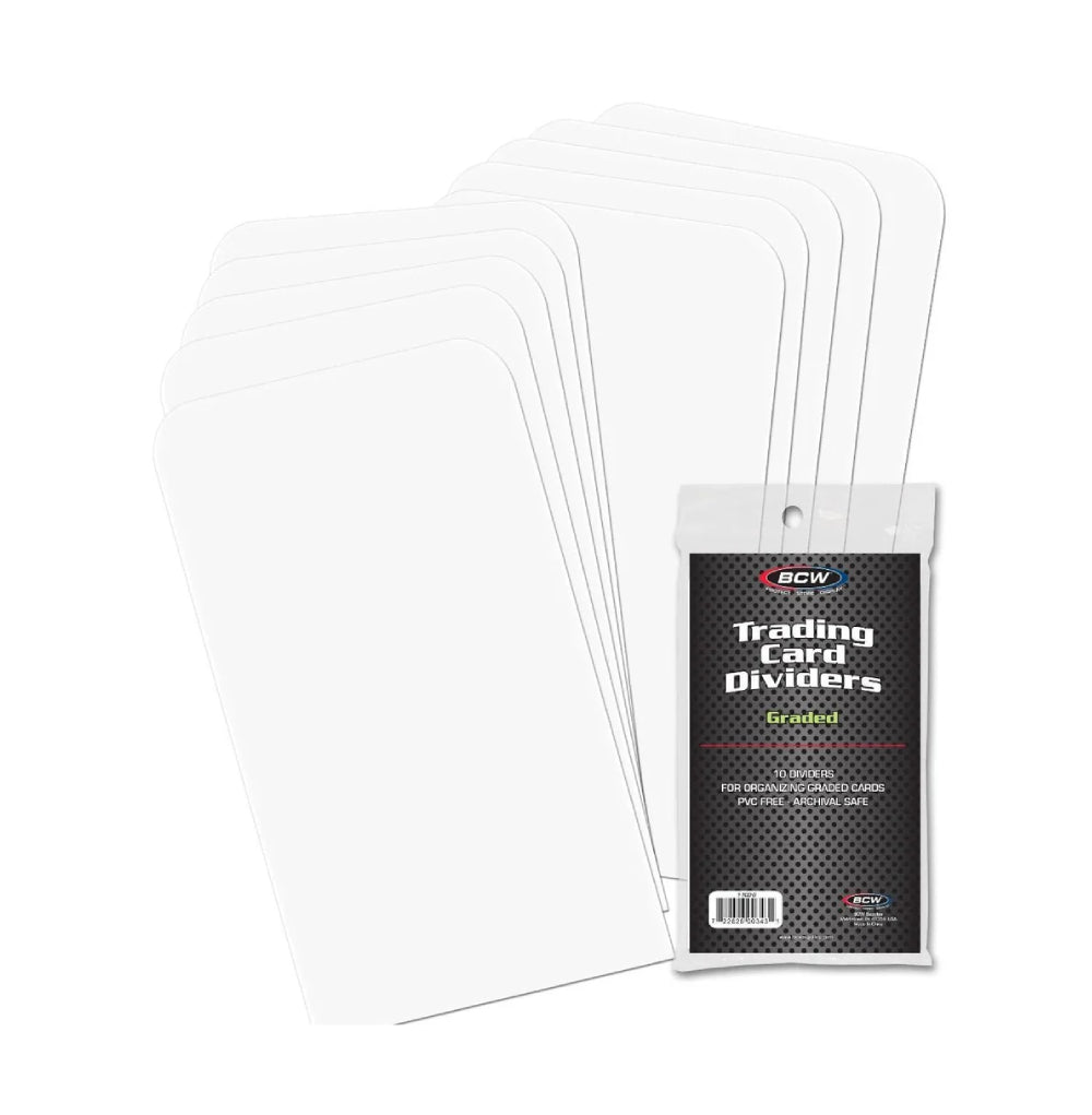 BCW Graded Trading Card Dividers (10st)-Hobbykort