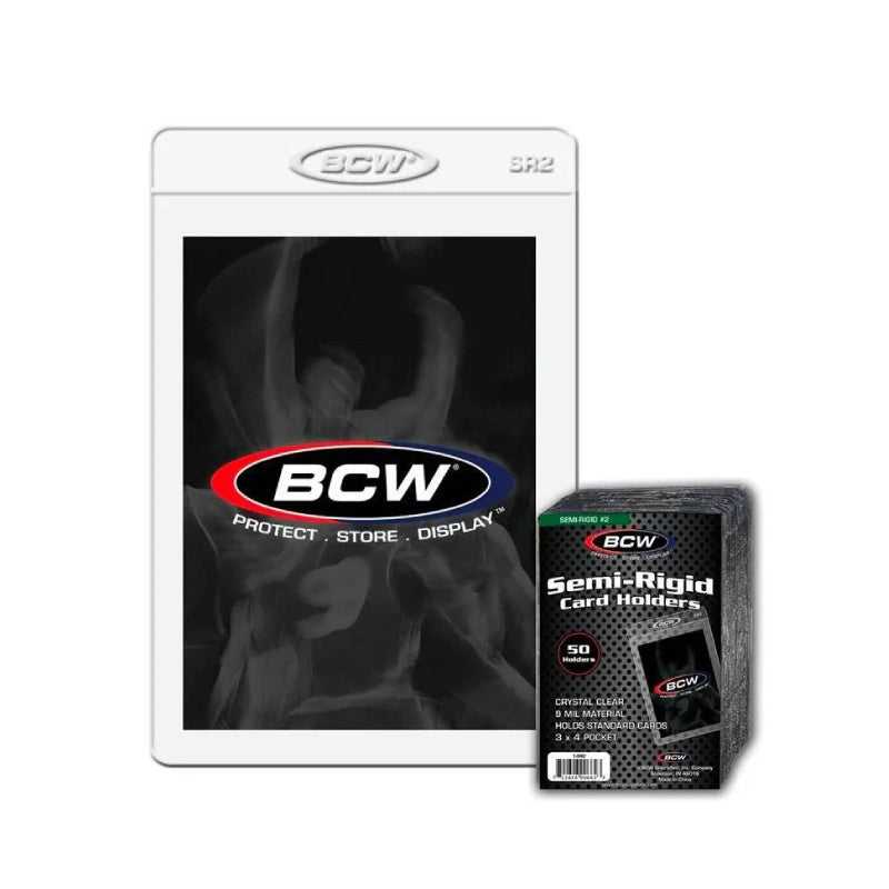 BCW Semi-Rigid Card Holder #2 (50st)-Hobbykort