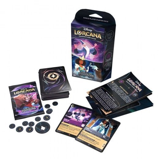 Disney Lorcana: Rise Of The Floodborn Starter Deck (Merlin & Tiana) - Hobbykort