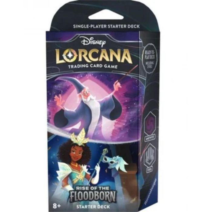 Disney Lorcana: Rise Of The Floodborn Starter Deck (Merlin & Tiana) - Hobbykort