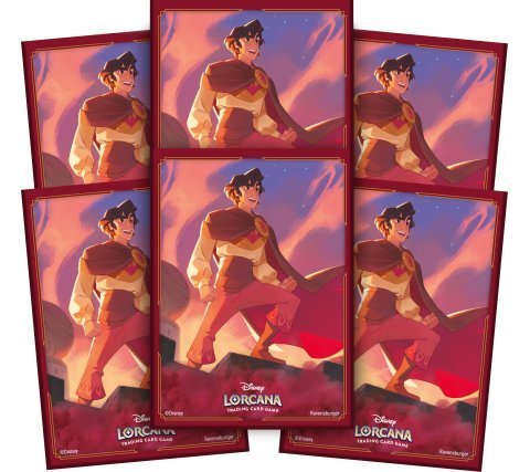 Disney Lorcana - Shimmering Skies Card Sleeves: Aladdin (Standard) - Hobbykort