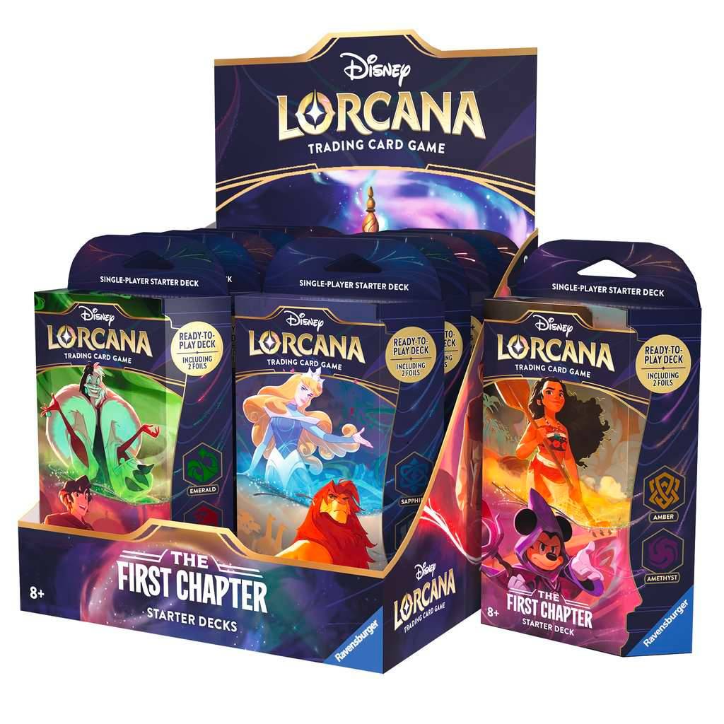 Disney Lorcana TCG: The First Chapter Starter Deck (Cruella De Vil & Aladdin) - Hobbykort