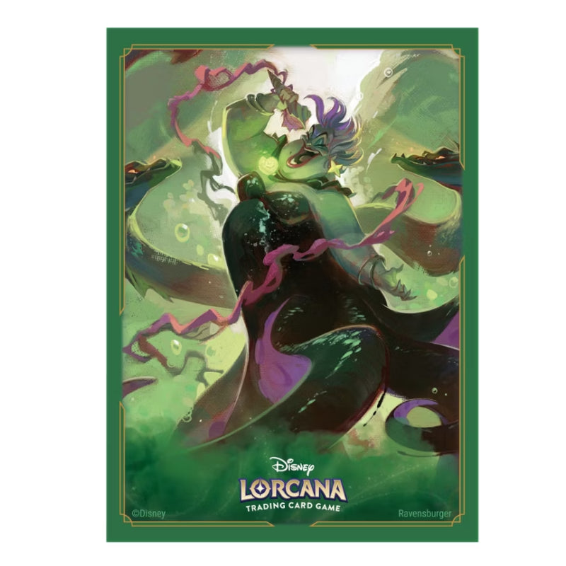 Disney Lorcana - Archazia’s Island Card Sleeves: Ursula (Standard)-Hobbykort