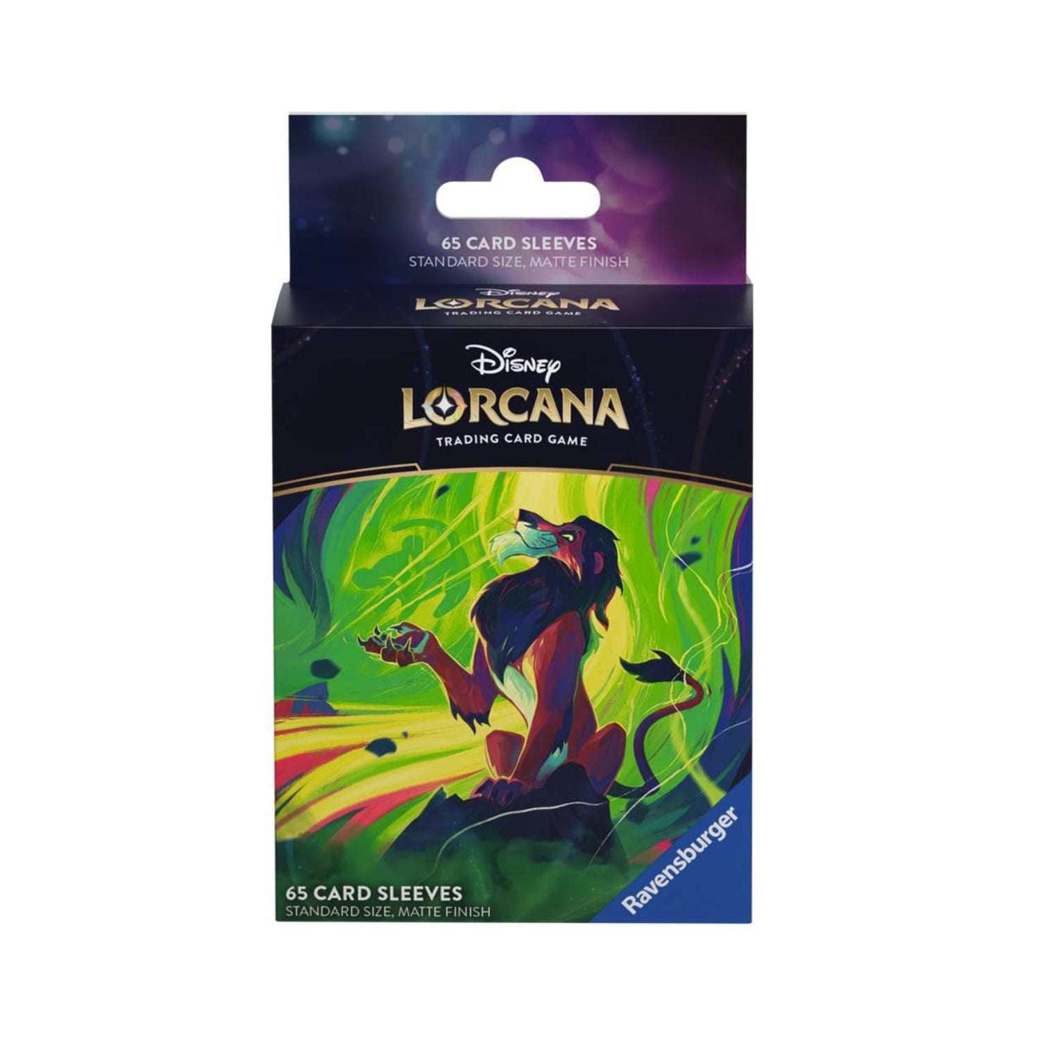 Disney Lorcana - Azurite Sea Card Sleeves: Scar (Standard)-Hobbykort