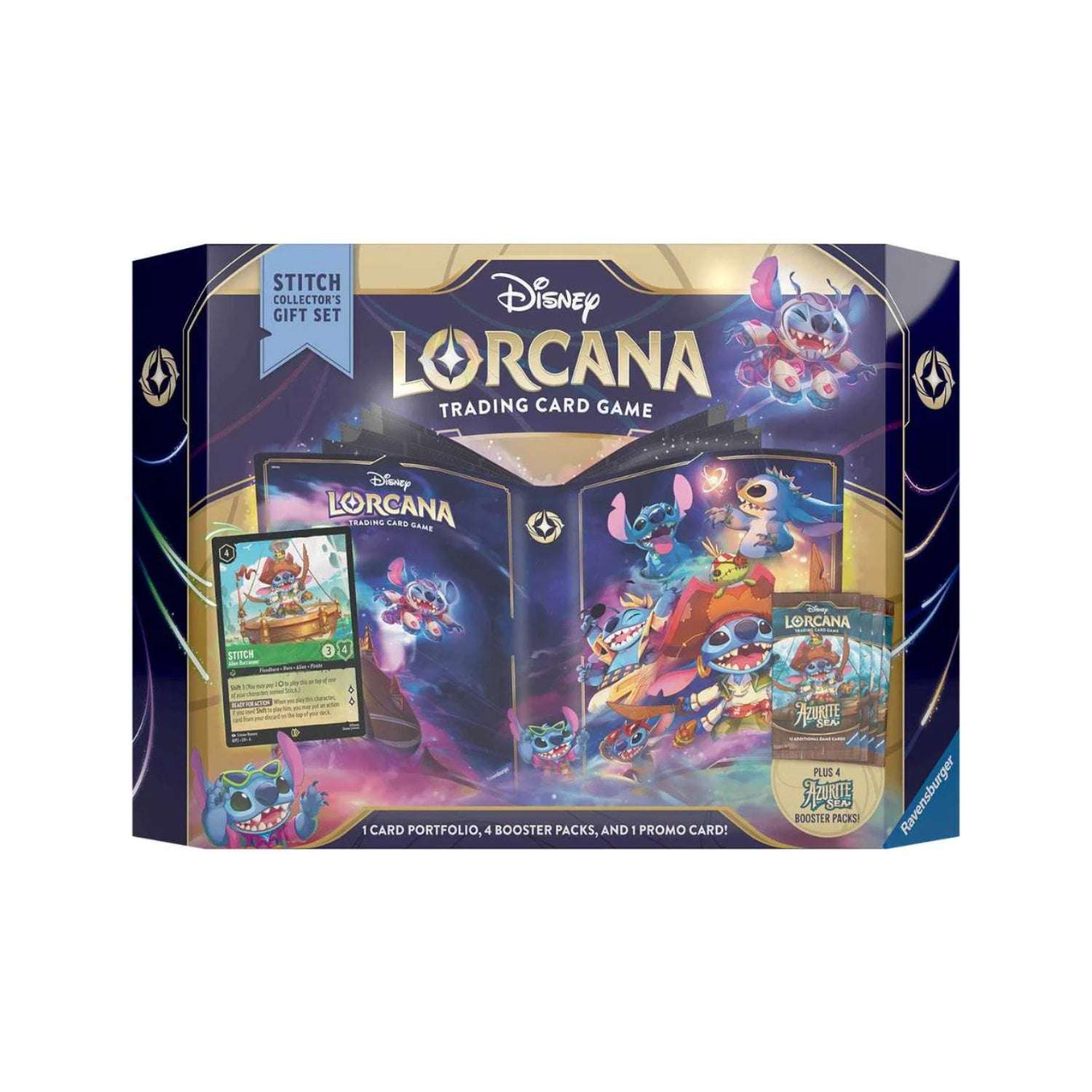 Disney Lorcana: Azurite Sea Stitch Collector's Gift Set-Hobbykort