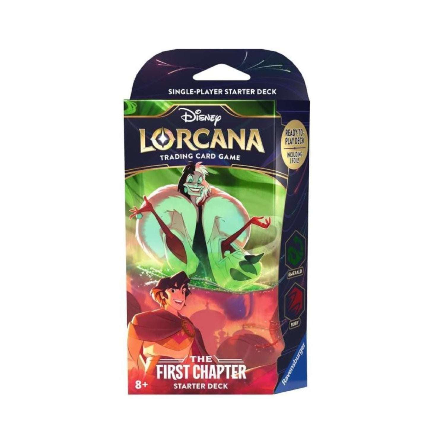 Disney Lorcana: The First Chapter Starter Deck (Cruella De Vil & Aladdin)-Hobbykort