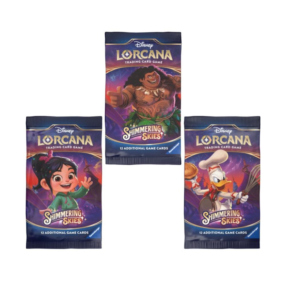 Disney Lorcana TCG: Shimmering Skies Booster Pack-Hobbykort