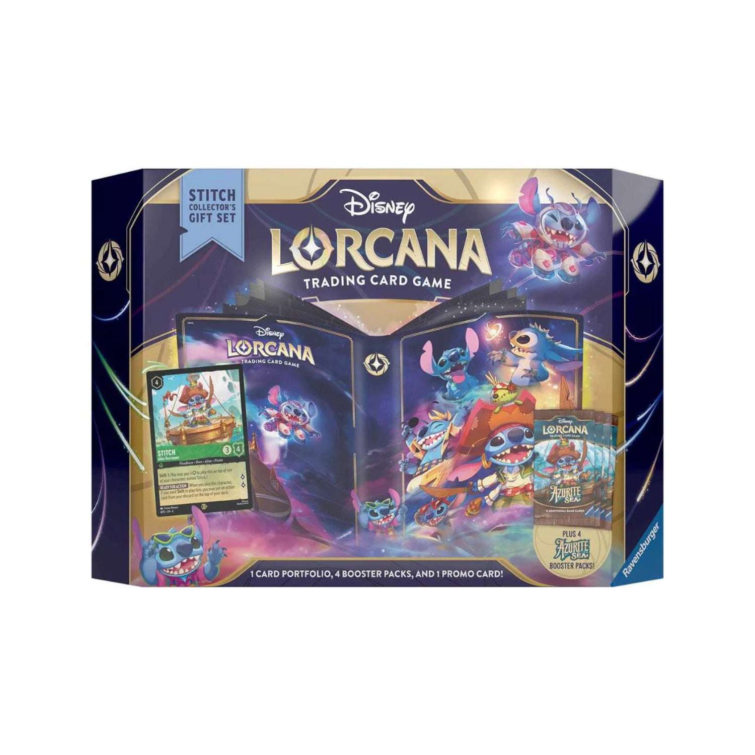 Disney Lorcana: Azurite Sea Stitch Collector's Gift Set-Hobbykort