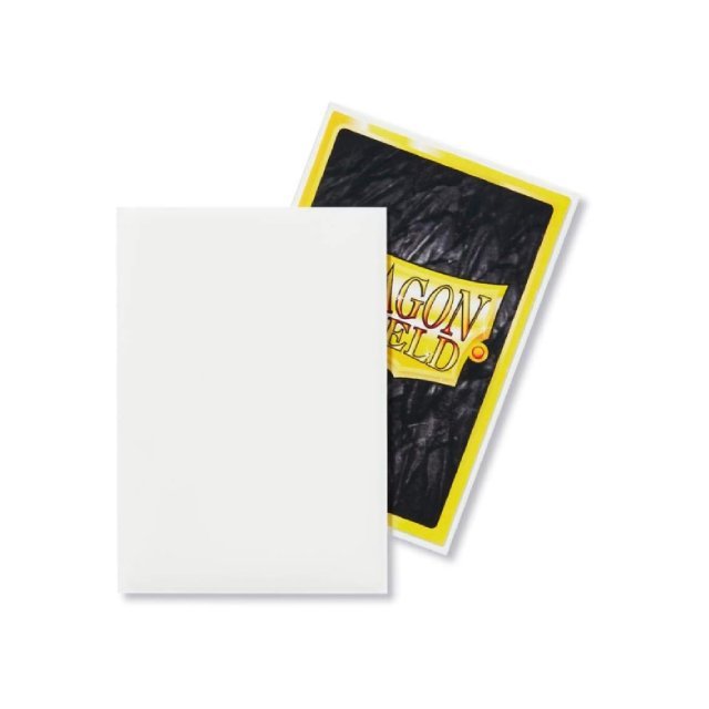 Dragon Shield Card Sleeves - Classic White 60st (Japanese Size) - Hobbykort