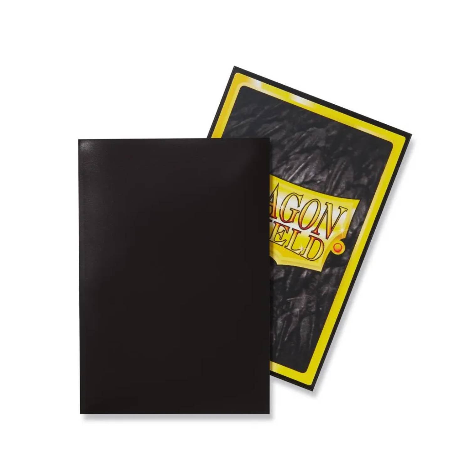 Dragon Shield Card Sleeves - Classic Black 60st (Japanese Size)-Hobbykort