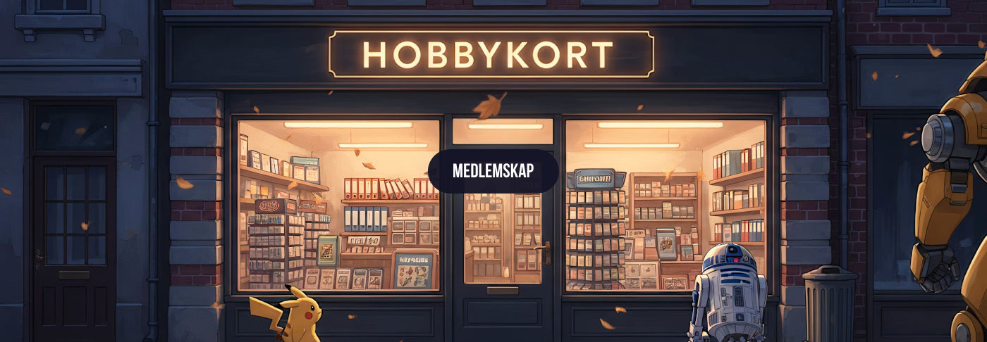 Sveriges största utbud av Pokemonkort TCG - Hobbykort.se Banner image hero pc
