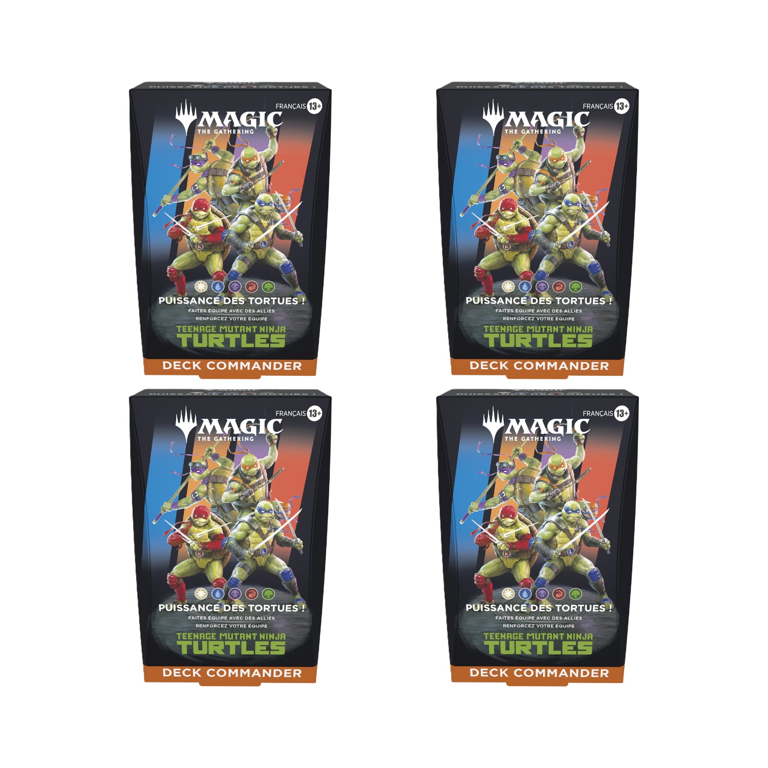 Magic The Gathering: Teenage Mutant Ninja Turtles Commander Deck Display (4st)-Hobbykort