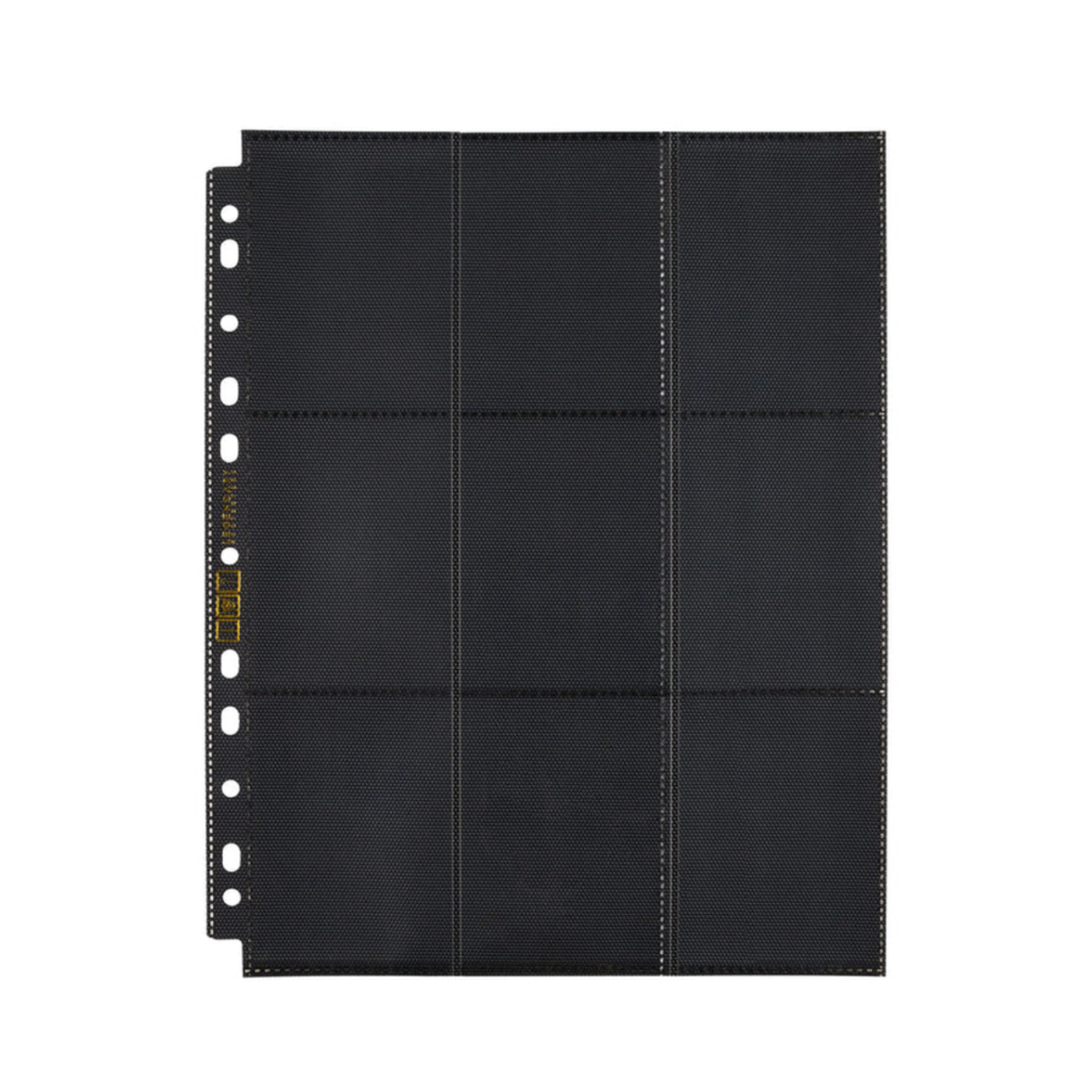 Platinum Black Page 9-Pocket Plastficka-Hobbykort