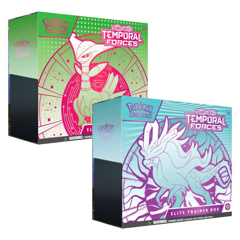 Pokémon Scarlet and Violet 5: Temporal Forces Elite Trainer Box - Hobbykort