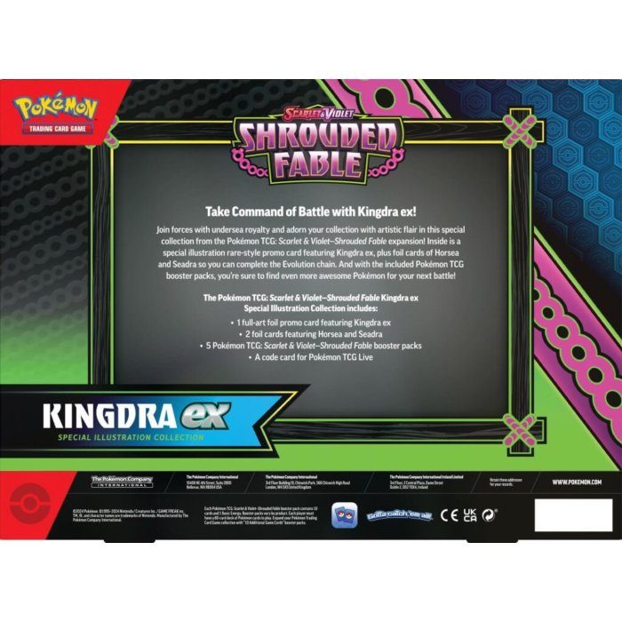 Pokemon SV6.5: Shrouded Fable Kingdra ex Special Illustration Collection Box-Hobbykort