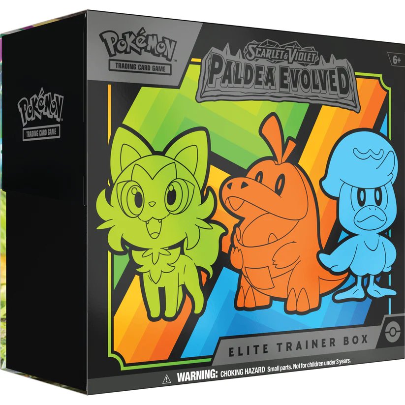 Pokémon Scarlet & Violet 2: Paldea Evolved Elite Trainer Box - Hobbykort