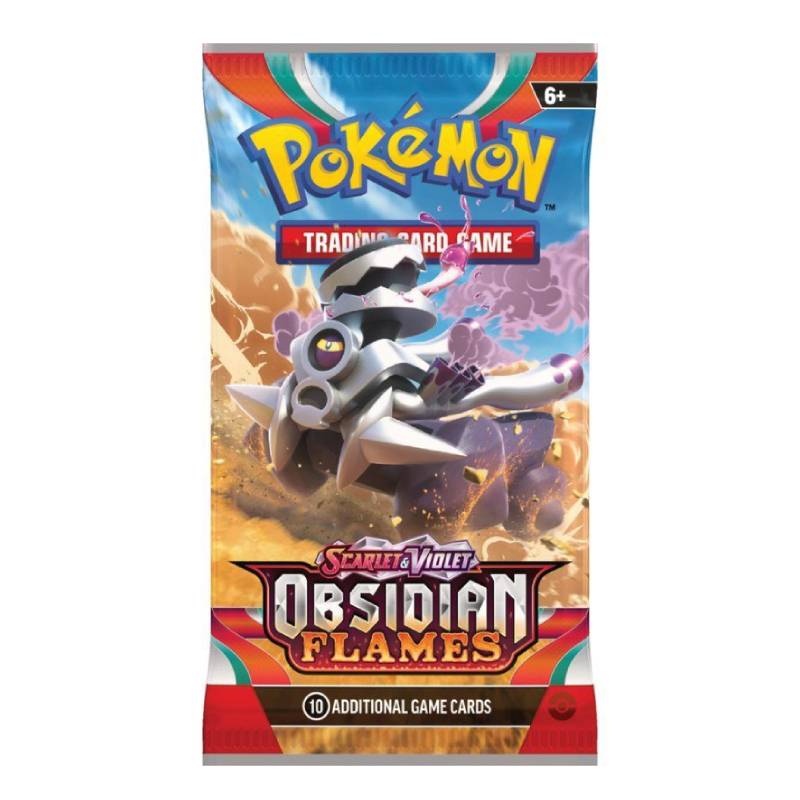 Pokémon Scarlet & Violet 3: Obsidian Flames Booster Pack - Hobbykort