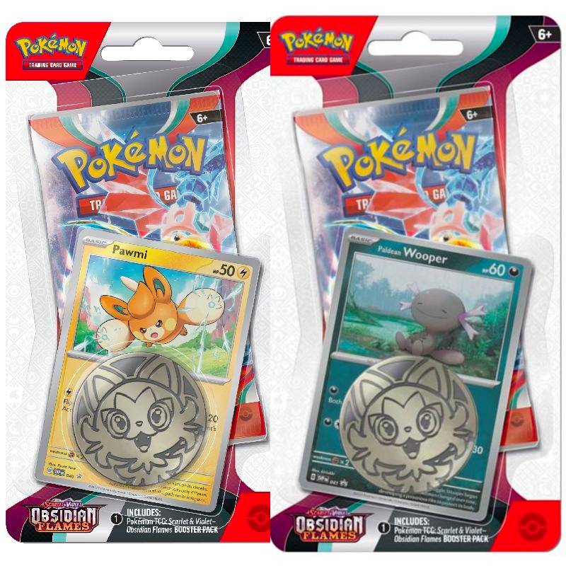 Pokémon Scarlet & Violet 3: Obsidian Flames Checklane Blister Pack - Hobbykort