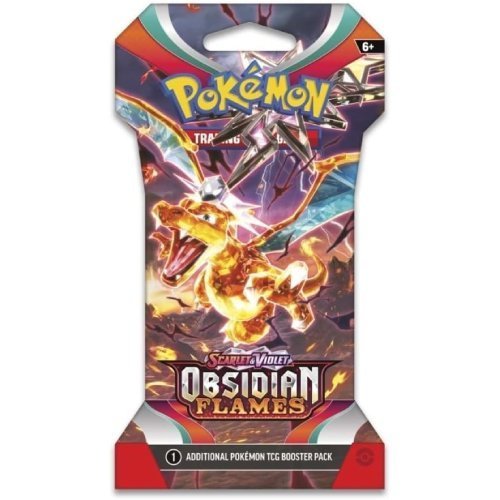 Pokémon Scarlet & Violet 3: Obsidian Flames Sleeved Booster Pack - Hobbykort