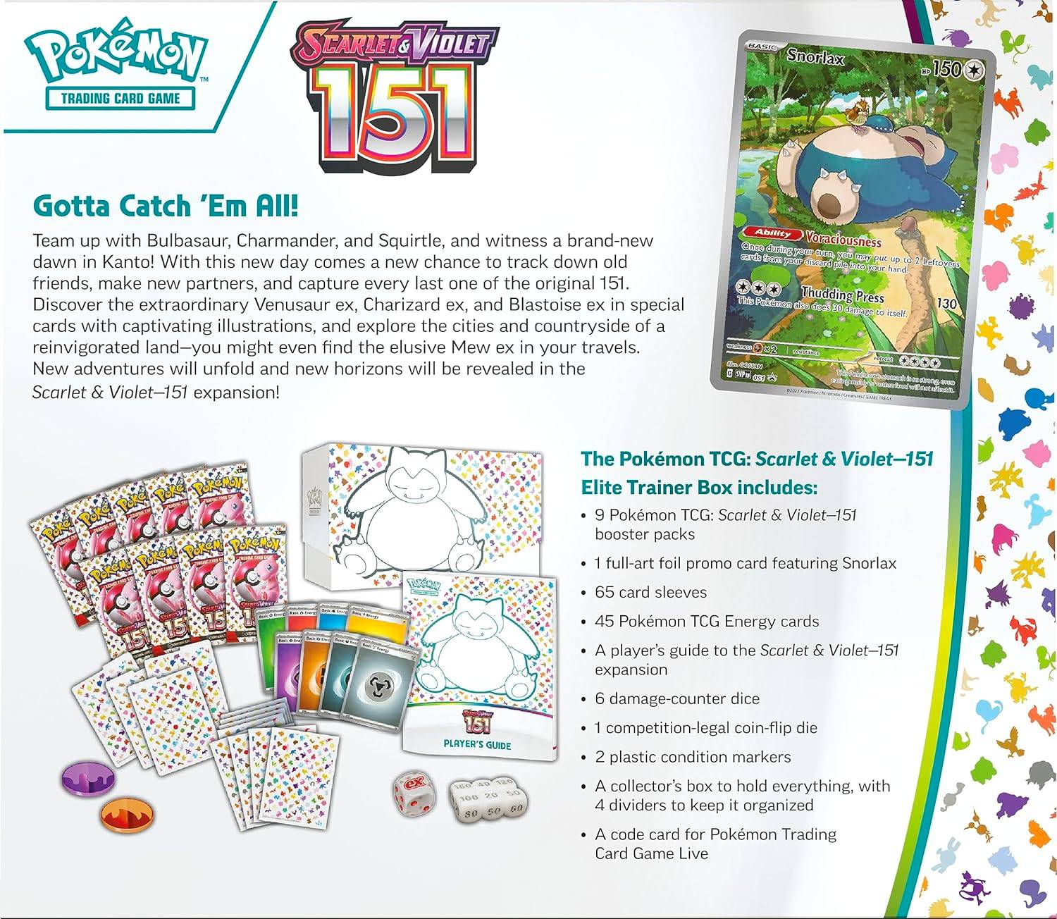 Pokémon Scarlet & Violet 3.5: 151 Elite Trainer Box - Hobbykort