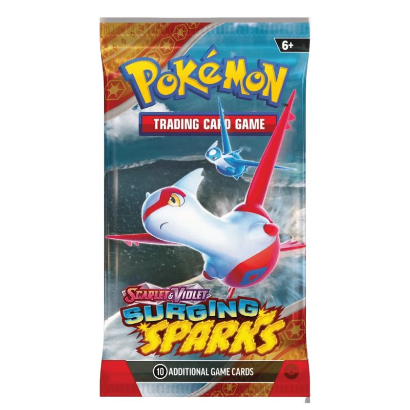 Pokémon Scarlet & Violet 8: Surging Sparks Flames Booster Pack-Hobbykort