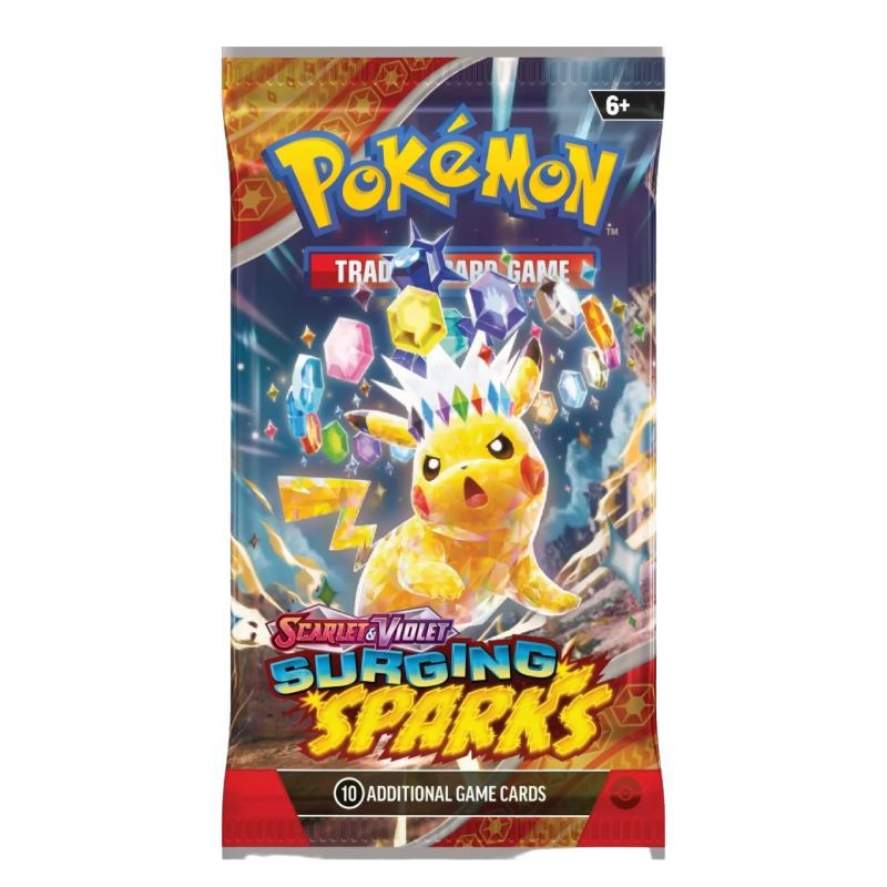 Pokémon Scarlet & Violet 8: Surging Sparks Flames Booster Pack-Hobbykort