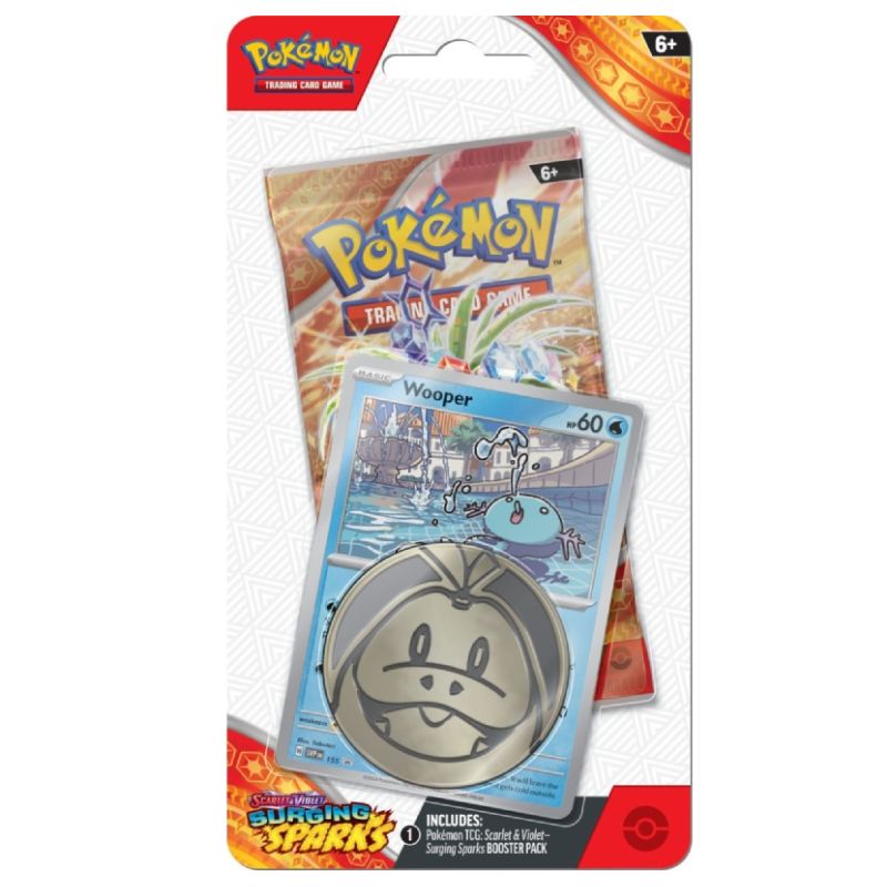 Pokémon Scarlet & Violet 8: Surging Sparks Checklane Blister Pack-Hobbykort