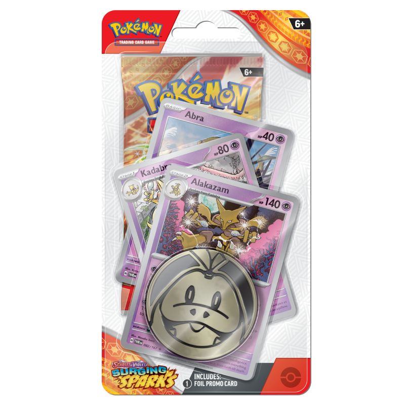 Pokémon Scarlet & Violet 8: Surging Sparks Premium Checklane Blister-Hobbykort