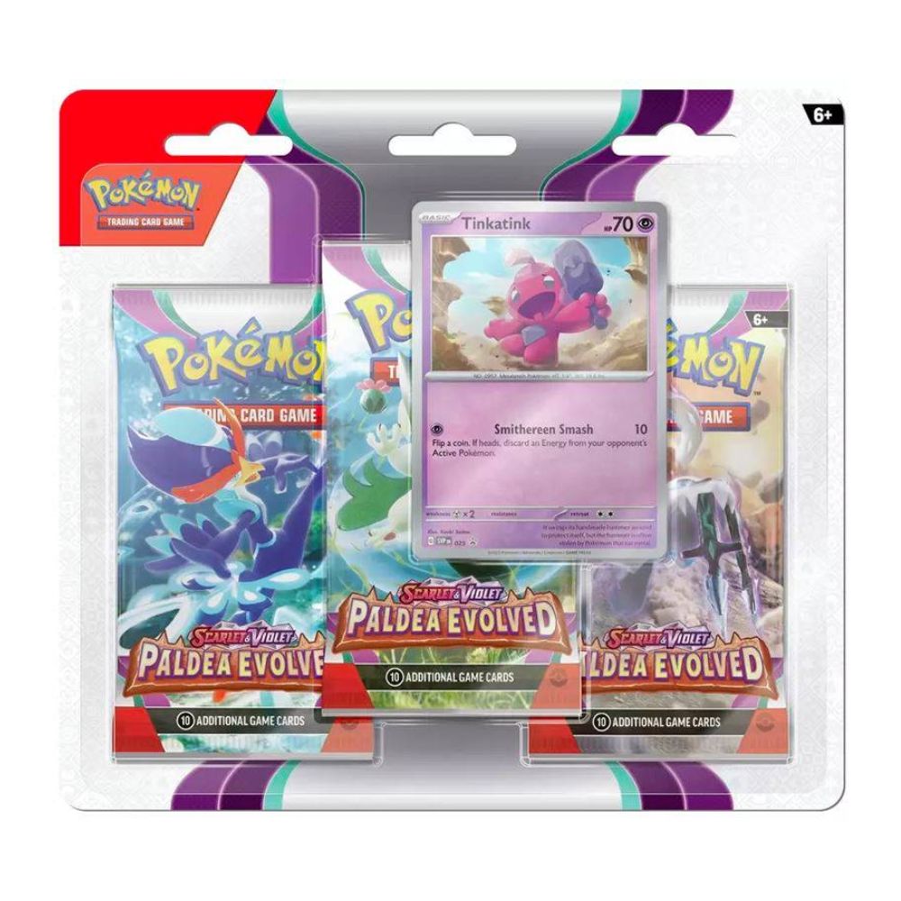 Pokémon Scarlet and Violet 2: Paldea Evolved 3 Pack Blister-Hobbykort