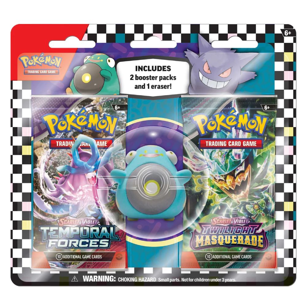 Pokémon TCG: Back to School Eraser Blister-Hobbykort