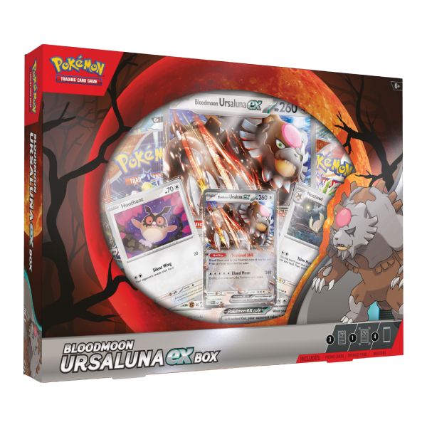 Pokémon TCG: Bloodmoon Ursaluna ex Box-Hobbykort