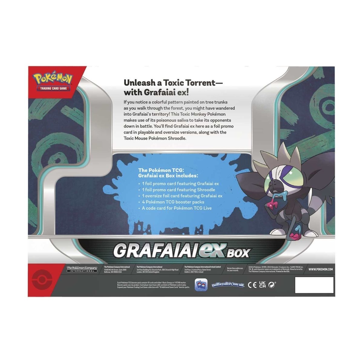 Pokémon TCG: Grafaiai ex Box - Hobbykort