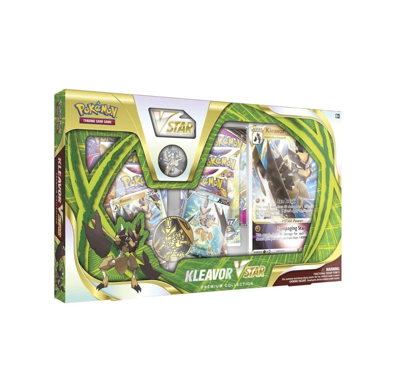 Pokémon TCG: Kleavor VSTAR Premium Collection-Hobbykort