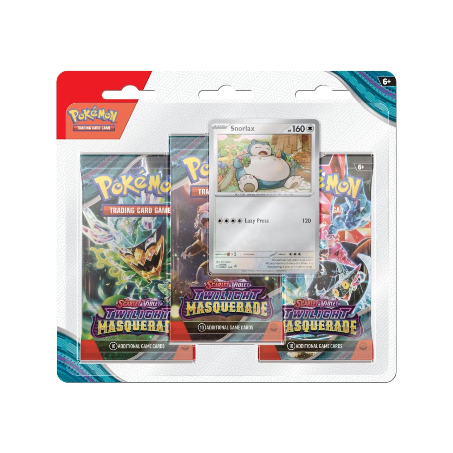 Pokémon SV6: Twilight Masquerade Blister 3-pack-Hobbykort
