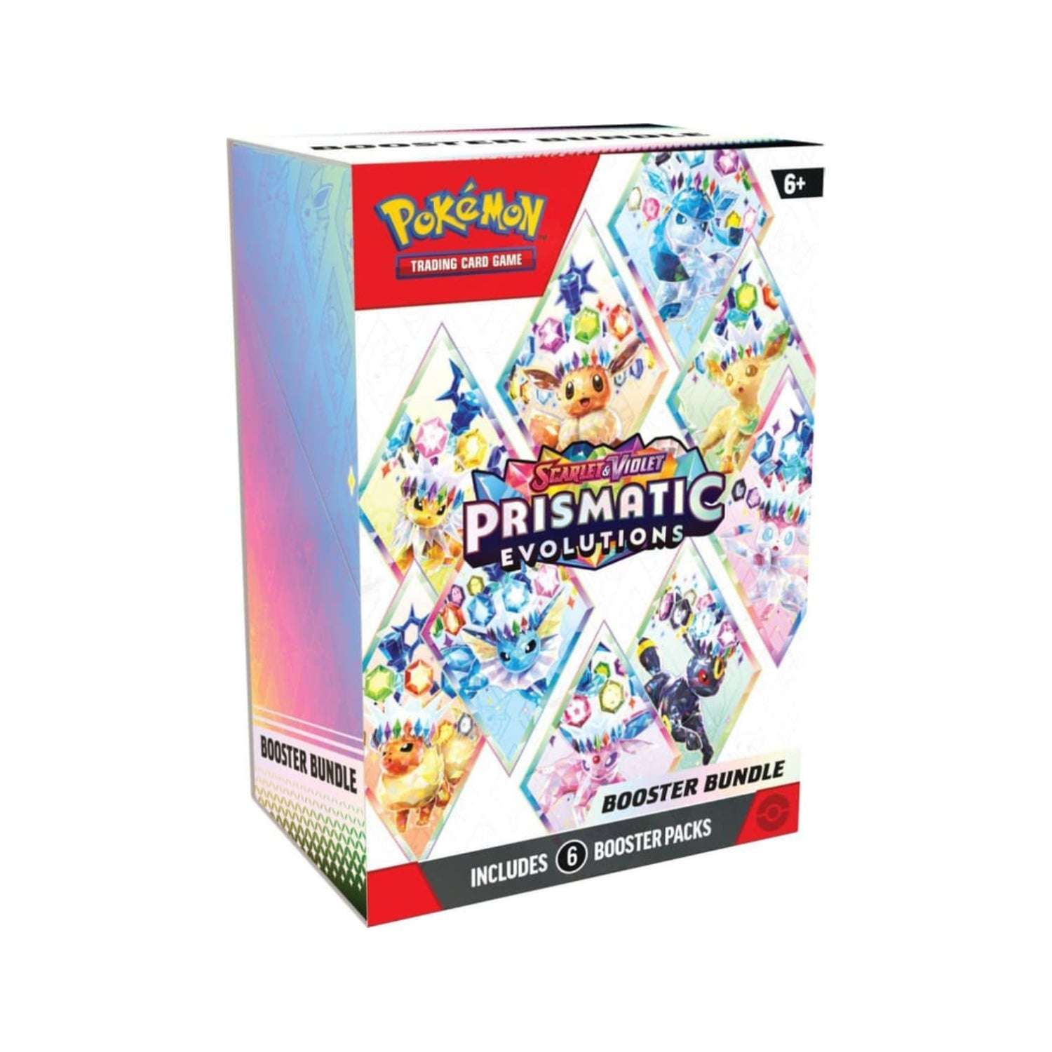 Pokémon SV8.5: Prismatic Evolutions Booster Bundle (6 Booster Packs)-Hobbykort