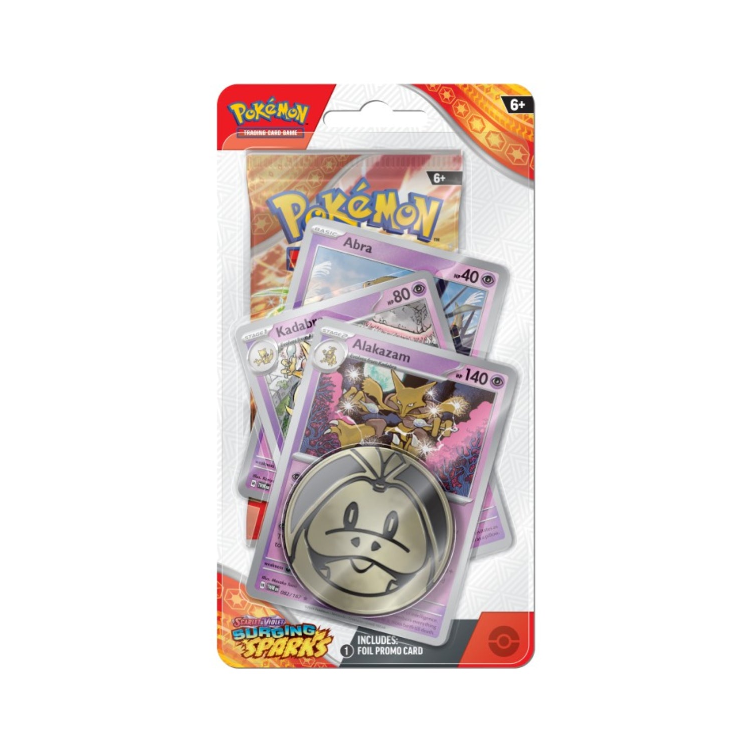 Pokémon SV8: Surging Sparks Premium Checklane Blister-Hobbykort